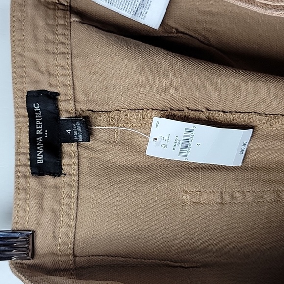 Banana Republic Cargo Tapered Utility Gorpcore Pants Size 4 100% Cotton - Picture 7 of 8